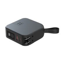 SARATOGA 5-IN-1 UNIVERSAL CHARGER, BLACK